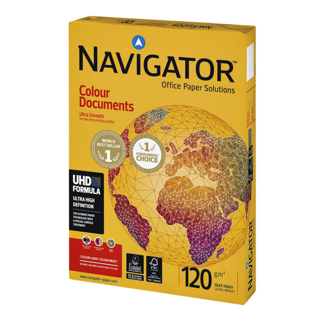 Navigator -  Kopieerpapier  colour doc a3 120gr wit | 4 stuks
