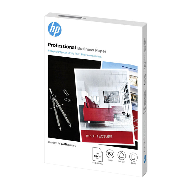 HP - Papier photo 7mv83a a4 laser 200gr brillant