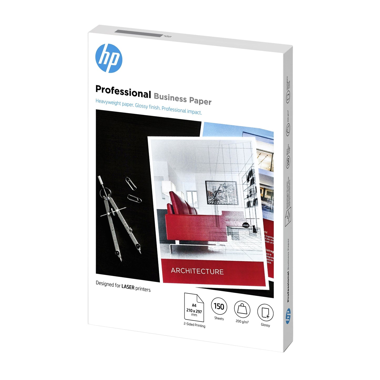 HP -  Fotopapier  7mv83a a4 laser 200gr glans