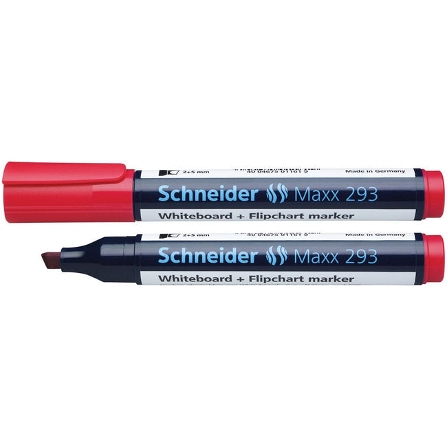 Schneider - Whiteboard + Flipchart Marker Maxx 293 Rot