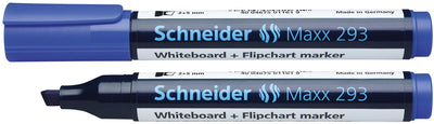 Schneider - Whiteboard + Flipchartmarker Maxx 293 blau