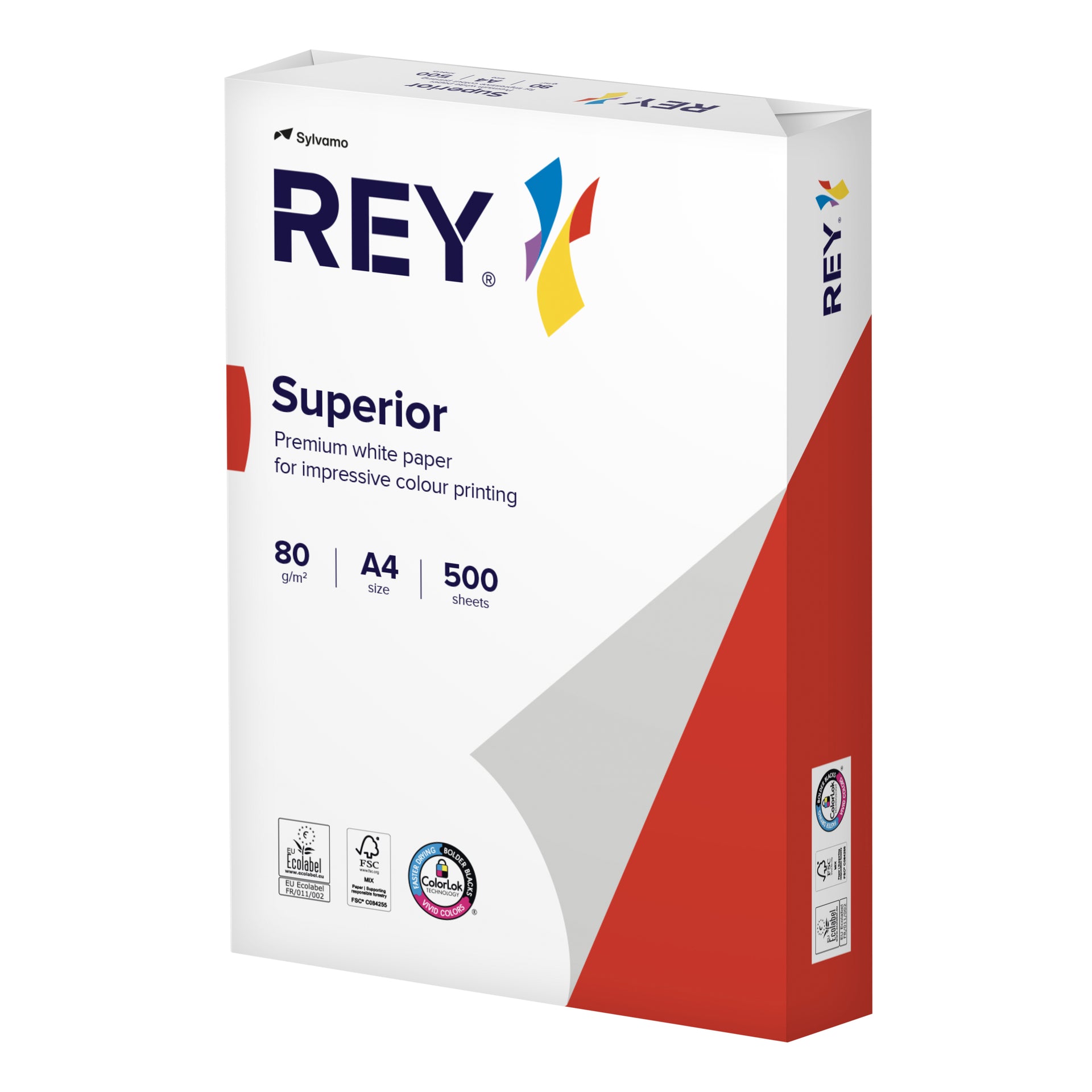 Rey -  Kopieerpapier superior a4 80gr wit | 5 stuks