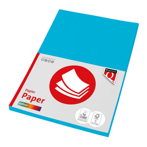 Quantore -  Kopieerpapier col-50 a4 160gr azuurblauw