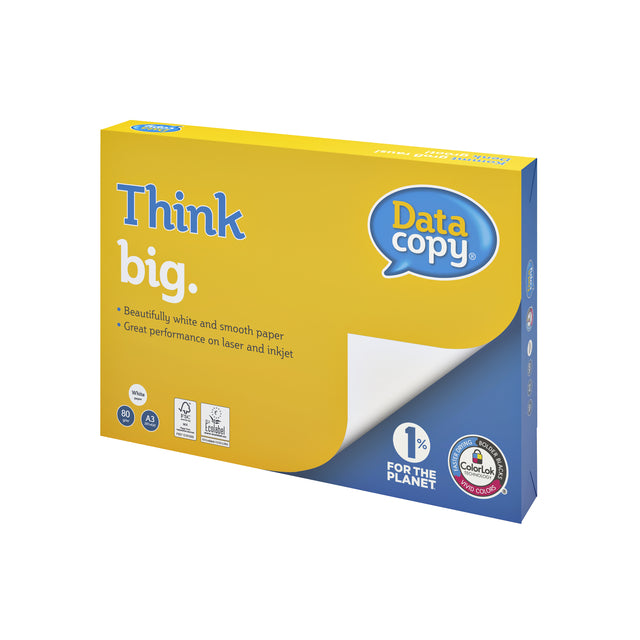 Datacopy - Papier copie A3 80gr blanc 500 feuilles | 3 pièces