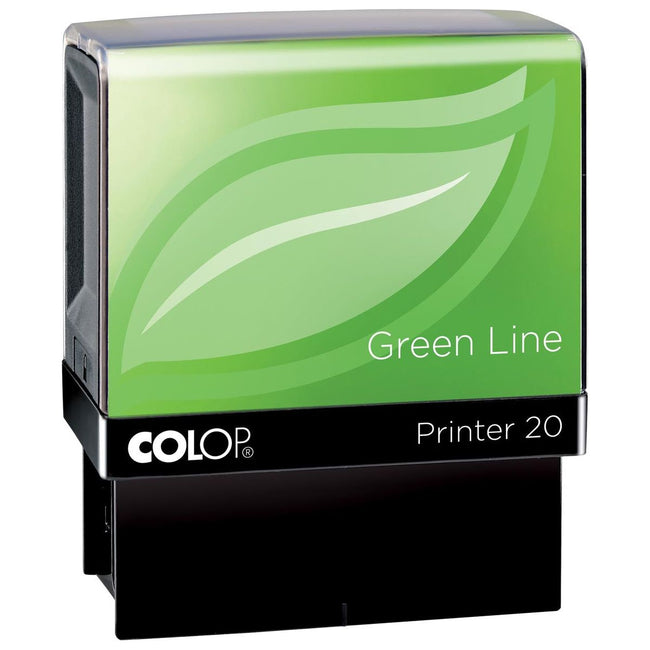 Colop - stempel Green Line Printer Printer 20, max. 4 regels, voor Nederland, ft. 14 x 38 mm