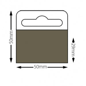 Klika - Carte d'en-tête 50x50 mm, rouleau à fente 1000 pièces 2 pièces