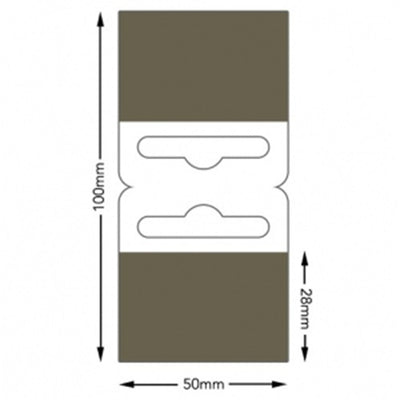 Klika - Hang-ups double serrure 50x50mm 2000