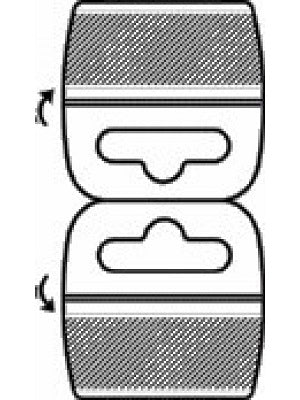 Klika - Hang -ups Double 50x50mm Lock 2000