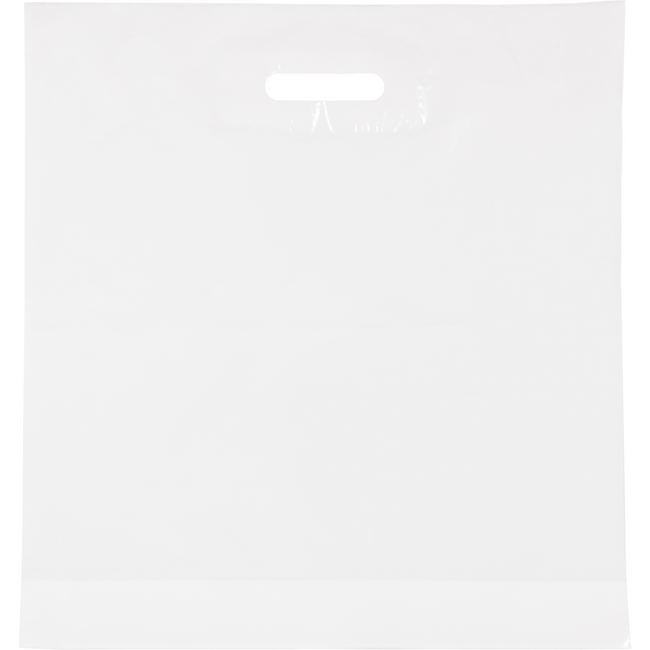 Klika -  Tas | LDPE | 45x 4x50cm | draagtas | wit | 500 stuks