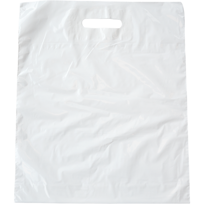 Klika -  Tas | LDPE | dKT | 37x 4x44cm | draagtas | wit | 500 stuks