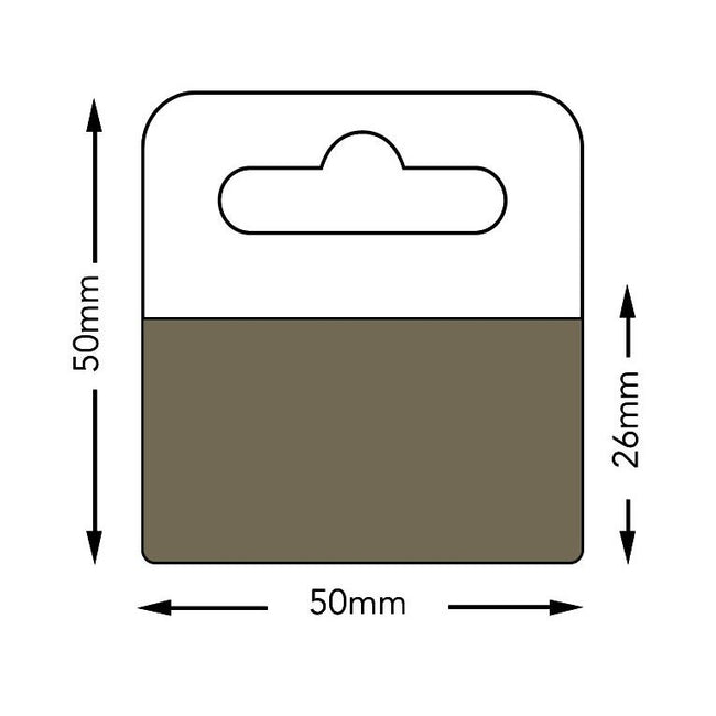 Klika - Rouleau de verrouillage Hang-ups 50x50 mm 2000 2 pièces