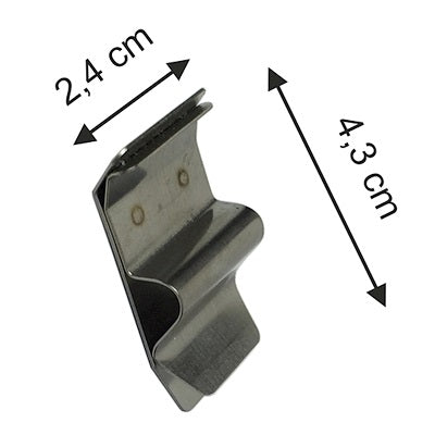 Klika - Pinces pour moules à pâtisserie métal/acier inoxydable 1-5mm 50 pièces