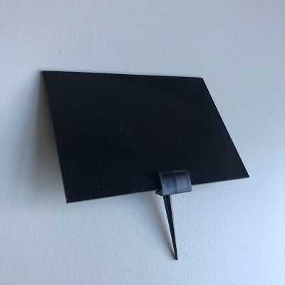 Klika -  Prijspen kunststof zwart lengte 5cm 10st