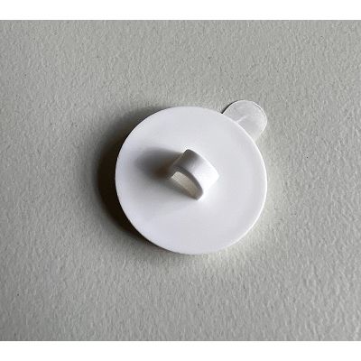 Klika - Oeil adhésif 20 mm blanc amovible 100 pièces 8 pièces