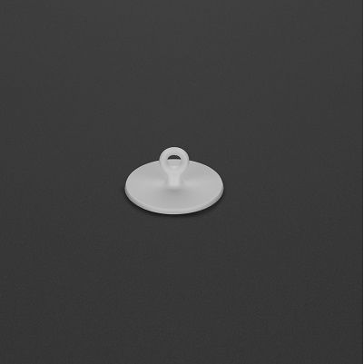 Klika -  Kleefoogje rond 36 mm wit 100 stuks