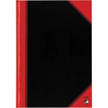 Bantex - Carnet noir/rouge A4 ligne 70gr 96 feuilles