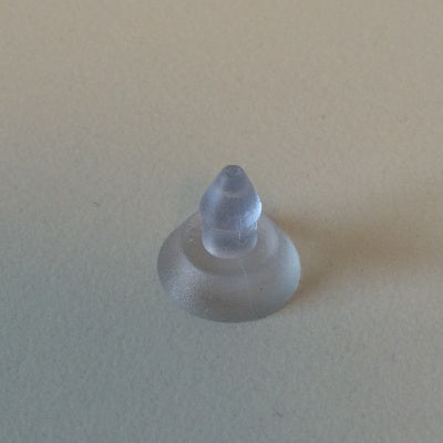 Klika - Ventouse transp 14 mm pointe flèche 100 pièces