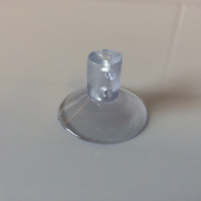 Klika -  Zuignap transp 30 mm gaatje sleuf 100st