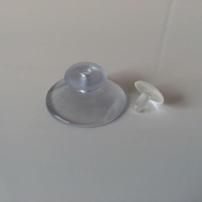 Klika - Saugnapf transp 30 mm mit Pin trans 100 Stk