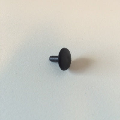 Klika -  Zwarte pin, voor zuignap met gaatje 100x