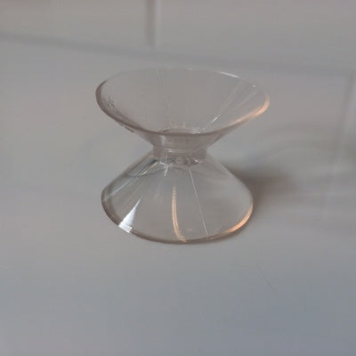 Klika - Ventouse double 35+35 mm transparente 100