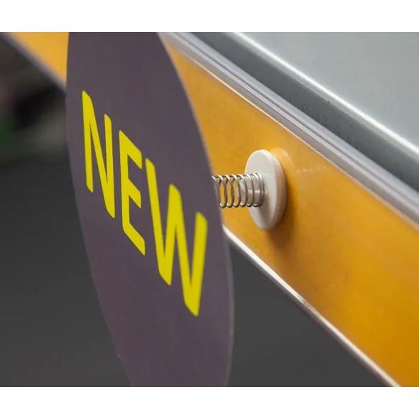 Klika - Wobbler mit Feder - 2-seitig selbstklebend. 100 Stk