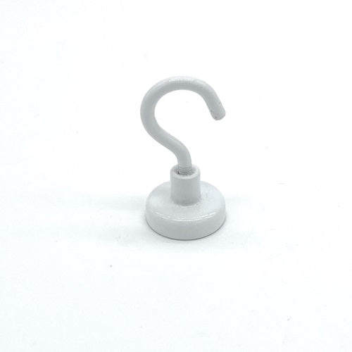 Klika -  Plafondmagneet met haak wit 16mm 1,5 kg