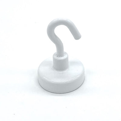 Klika - Aimant de plafond avec crochet blanc 25 mm 4 kg 80 pièces