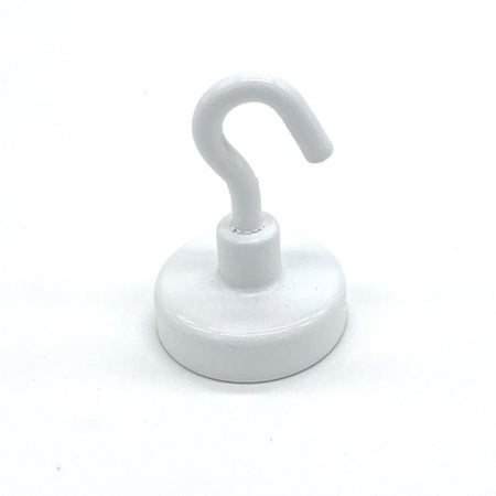 Klika - Aimant de plafond avec crochet blanc 25 mm 4 kg 80 pièces