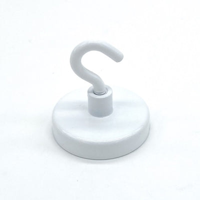 Klika -  Plafondmagneet met haak wit 32 mm 8 kg