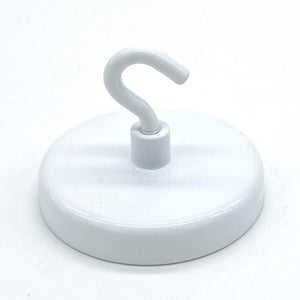 Klika - Aimant de plafond avec crochet blanc 47 mm 18kg 40 pièces