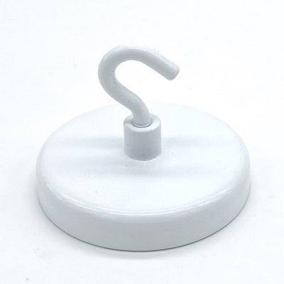 Klika - Aimant de plafond avec crochet blanc 47 mm 18kg 40 pièces