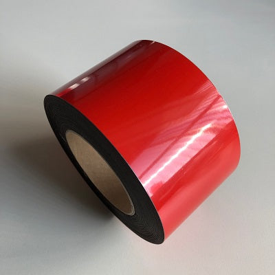 Klika -  Magneetband rood rol 10 meter breed 80mm