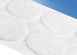 Klika - Cercles Velcro 22mm rouleau de boucle blanc 1300 2 pièces