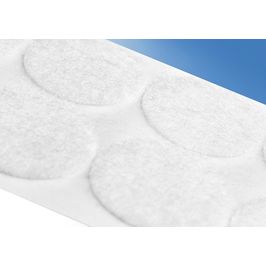 Klika - Cercles Velcro 45mm rouleau de boucle blanc 500 pièces