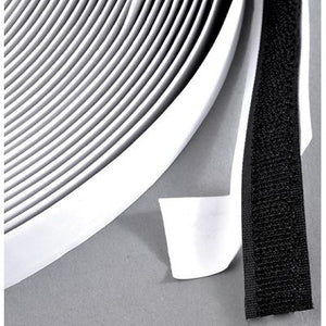 Klika -  Klittenband klevend 20mm zwart haak 25m