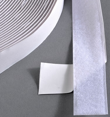 Klika - Adhésif Velcro 38mm boucle blanche 25m