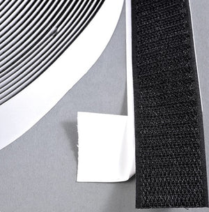 Klika -  Klittenband klevend 38mm zwart haak 25m