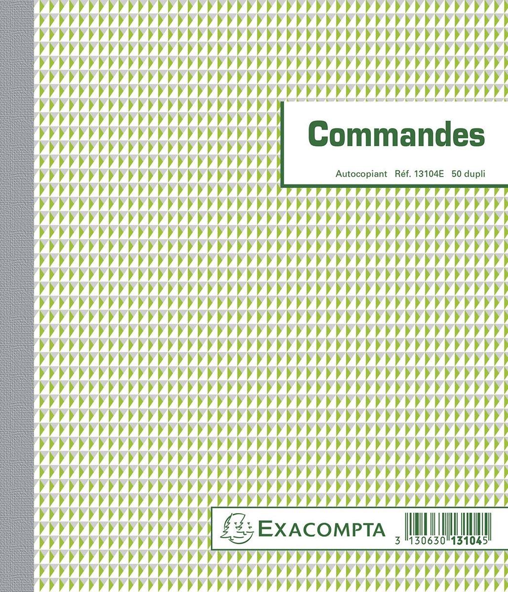 Exacompta - commandes, pi 21 x 18 cm, duplicata, français