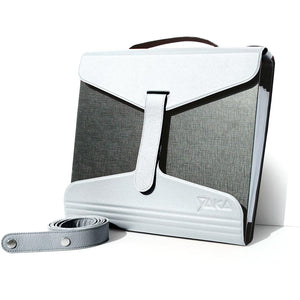YAKA - porte-dossier, cuir blanc