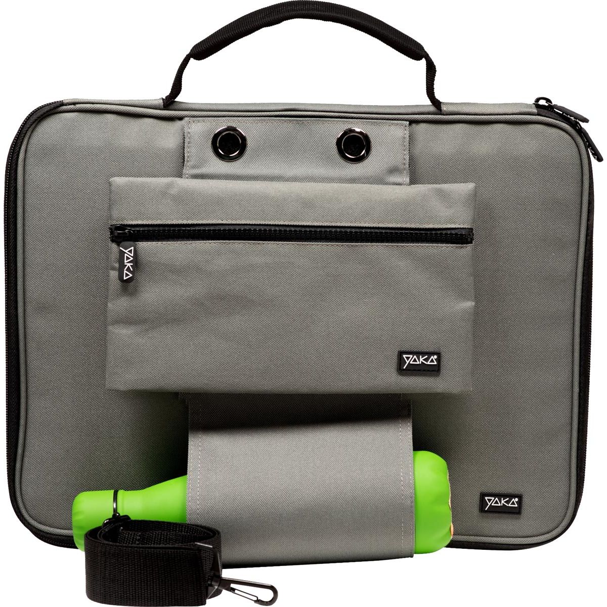YAKA - Laptoptasche für 13,3 Zoll Laptop, grau