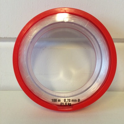 Klika - Fil de nylon 0,70 x 100 mètres 21 kg 30 pièces