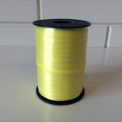 Klika - ruban bouclé 5 mm / 500 mètres jaune clair