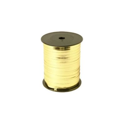 Klika - Curly Ribbon 10 mm/250 Meter Gold Gloss