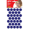 Apli Kids -  Kids stickers, cirkel diameter 20 mm, blister met 180 stuks, blauw