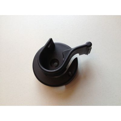 Klika -  Zwarte bevestigingsklem voor papierrolho