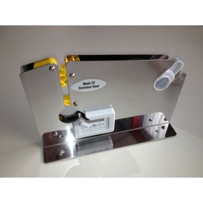 Klika -  Zakkensluiter metaal met mes 12mm INOX