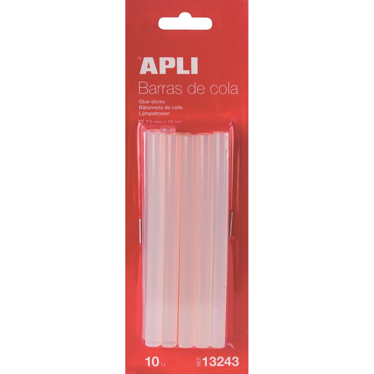 APLI - Transparente Klebermuster 7,5 mm, Blasen mit 10 Teilen