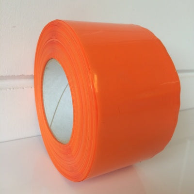Klika - Ruban de démarcation 250 m x 75 mm orange