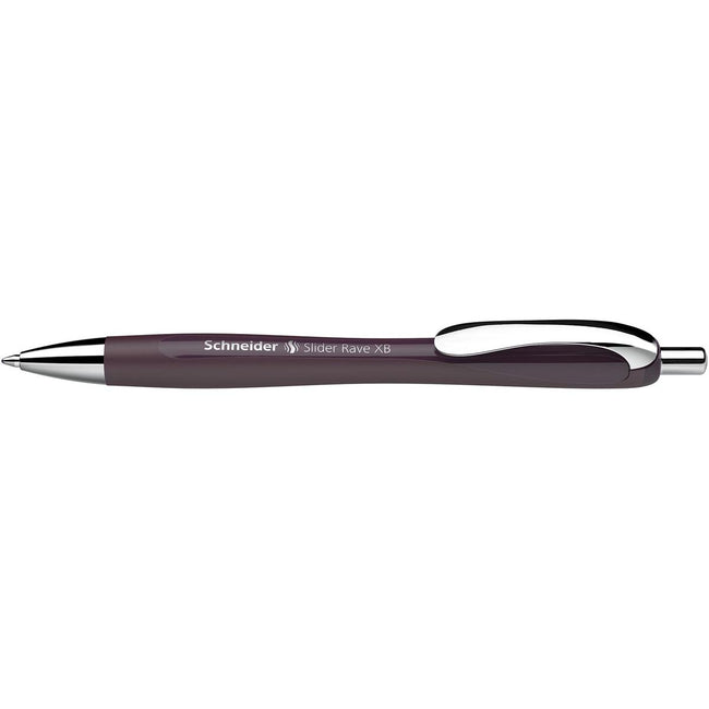 Schneider -  balpen Slider Rave Trend Edition, extra breed, blauwe inkt, plum